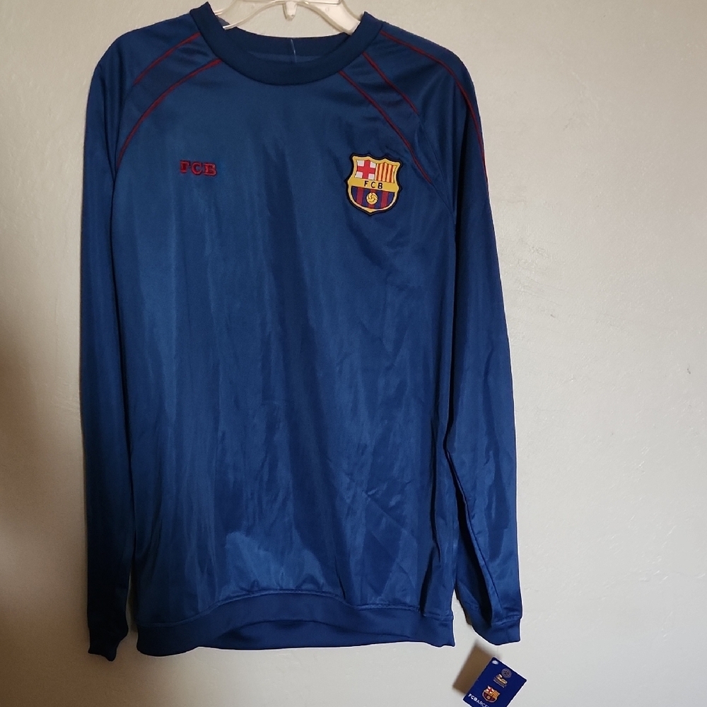 FC Barcelona Blue Long Sleeve Jersey